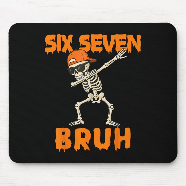 67 Halloween Funny Six Seven Meme Brainrot Pumpkin Musmatta (Framsidan)