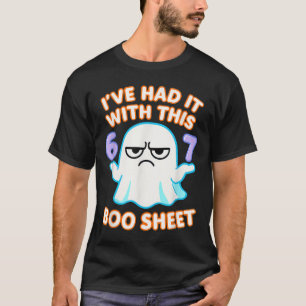 67 Halloween-kostym Boo-ark 6 7 Meme Sex Sju T Shirt