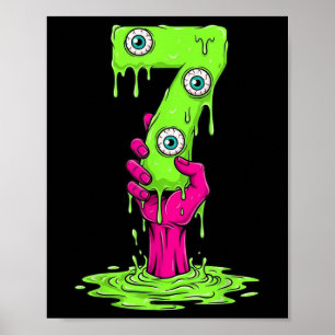 67 Halloween-kostym Roligt Nummer 7 Sju Meme För Poster