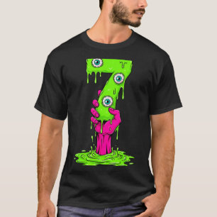 67 Halloween-kostym Roligt Nummer 7 Sju Meme För T Shirt