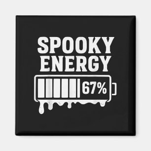 67 Halloween Kuslig Energi Brainrot Meme Sex Sju Magnet
