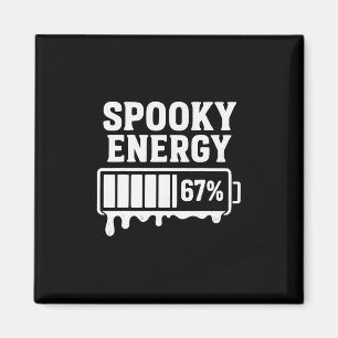 67 Halloween Kuslig Energi Brainrot Meme Sex Sju Magnet
