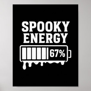 67 Halloween Kuslig Energi Brainrot Meme Sex Sju Poster