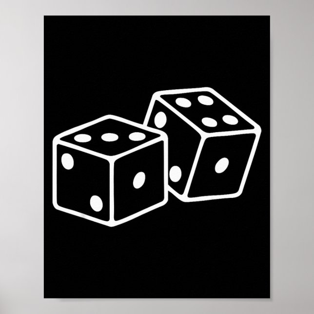 67 Halloween Matching Group Costume Six Seven Dice Poster (Framsidan)