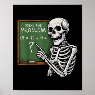 67 Halloween Math Roligt Six Seven Meme Brainrot S Poster