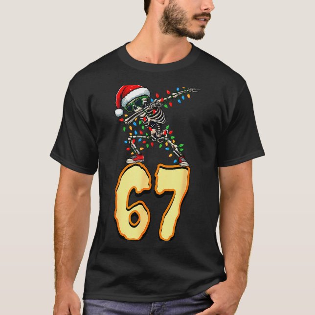 67 Halloween Meme 6 7 Numbers Six Seven Funny Kids T Shirt (Framsida)