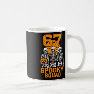 67 Halloween Meme 6 7 Nummer Sex Sju Barn Skelett Kaffemugg