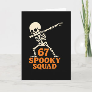 67 Halloween Meme 6 7 Nummer Sex Sju Roliga Barn Kort