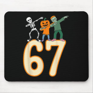 67 Halloween Meme 6 7 Nummer Sex Sju Skelett Musmatta