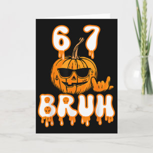 67 Halloween Meme Brainrot Kostym Barn 6-7 Sex Sju Kort