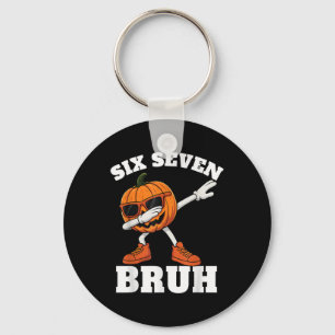 67 Halloween Rolig Sex Sju Bruh Meme Hjärnrot Pu Nyckelring