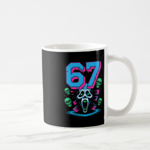 67 Halloween Scp Skräck Ansikte Skräck Kostym Tröj Kaffemugg
