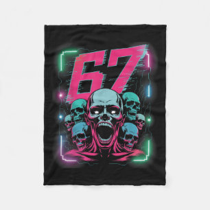 67 Halloween Scp Skräck Ansikte Y Kostym Tröja Skr Fleecefilt