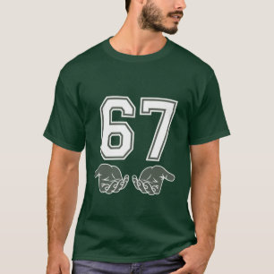 67 Hand Rolig Six Seven Meme Generation Alpha T Shirt