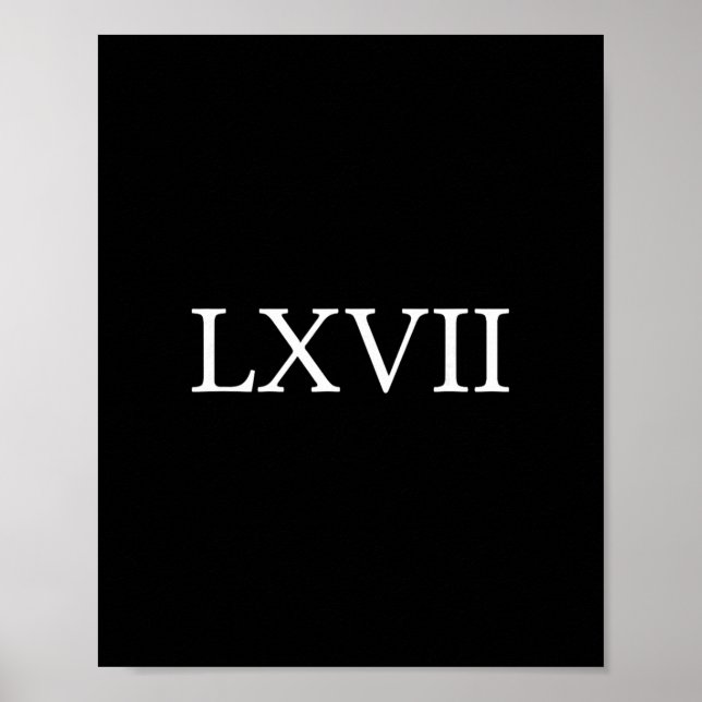 67 Historiememe Six Seven Historiker Rolig Histori Poster (Framsidan)