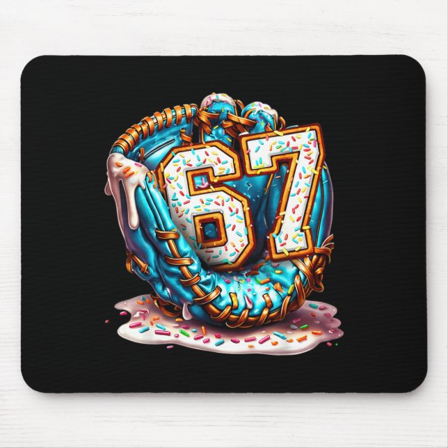 67 Ice Cream Drip Funny Six Seven Baseball  Musmatta (Framsidan)