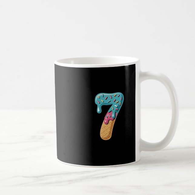 67 Ice Cream Drip Meme Funny Six Seven Matching Pa Kaffemugg (Höger)
