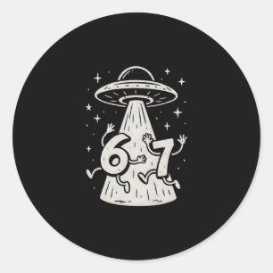 67 Internet Meme Ufo Sex Sju Viral Trend Gen Alp Runt Klistermärke