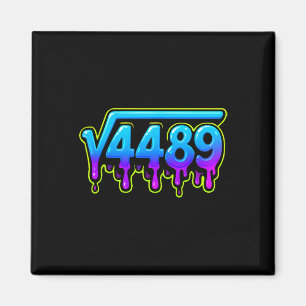 67 Ismem fyrkantig rot 4489 Slang Matematiklärare Magnet