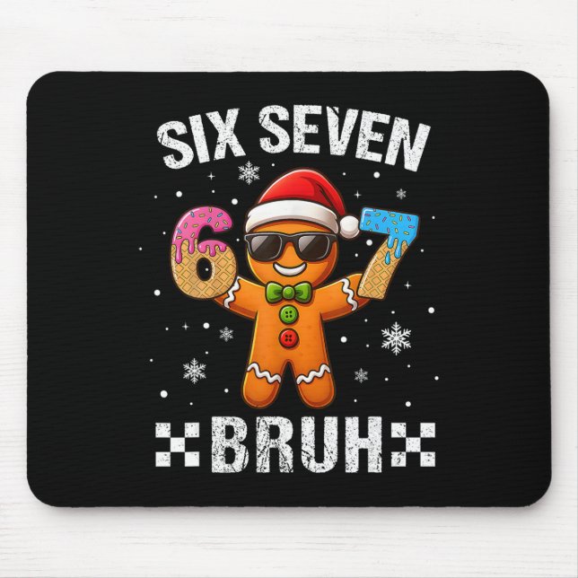 67 jul 6 7 meme pepparkaksgubbe Xmas Pyjamas Musmatta (Framsidan)