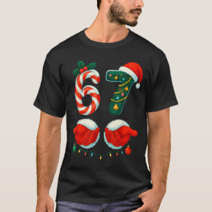 67 jul 6 7 Meme Pyjamas Högtid Gen Alpha Sl T Shirt