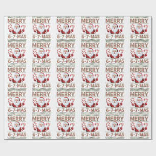 67 Jul Glad 6 7 Mycket Ful Xmas Sex Sju Presentpapper