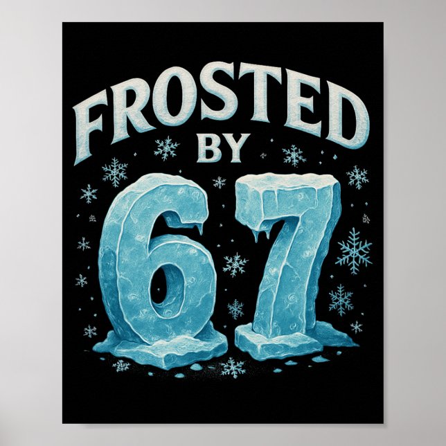 67 Jul is Frost Kall 6 7 Internet Meme Xmas Poster (Framsidan)