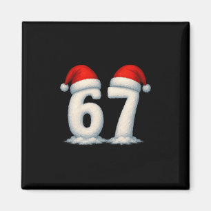 67 Jul Nummer Snö 6 7 Meme Gen Alp Magnet