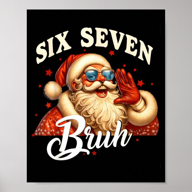 67 jul rolig sex sju meme 6 7 tomte  poster (Framsidan)