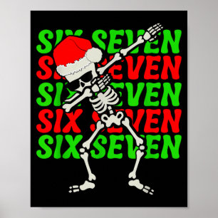 67 jul rolig sex sju meme hjärnrot dabbing poster