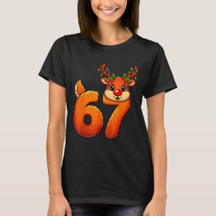 67 jul roliga renar Bruh Meme Pyjamas Kvinnor T Shirt