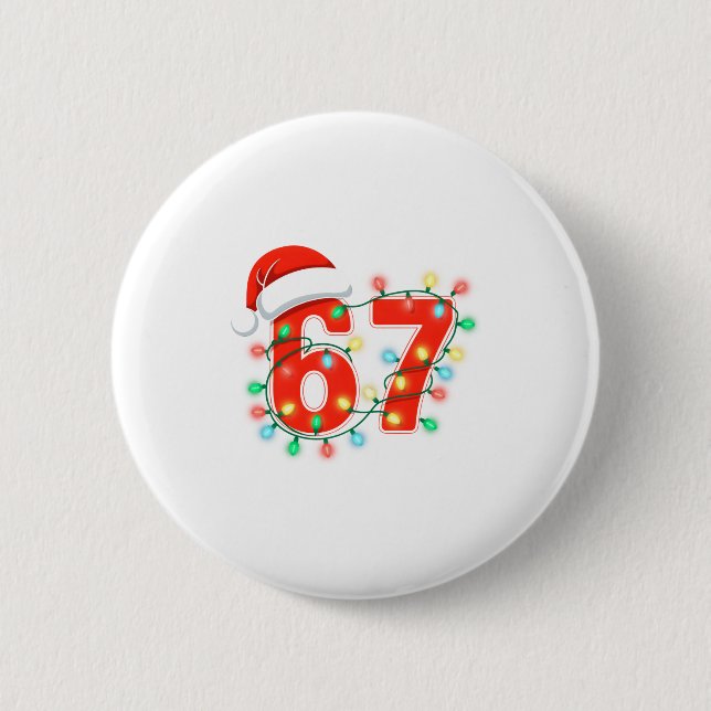 67 Julbelysningar Meme Citat 6 7 Kostym Xmas L Knapp (Framsida)