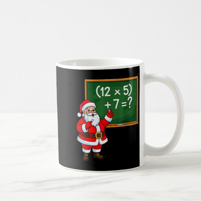 67 Julenisse Santa Six Seven Meme Brainrot Kaffemugg (Höger)