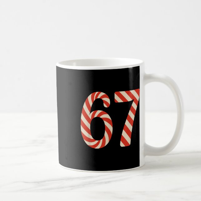 67 Julgodis 6 7 Meme Jul Gen Alpha Slang Kaffemugg (Höger)