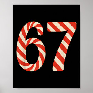 67 Julgodis 6 7 Meme Julen Gen Alpha Slang Poster