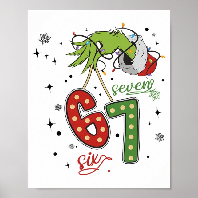 67 Julkostym Rolig Vinterfirande  Poster (Framsidan)