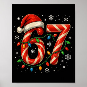 67 julmem rolig sex sju julbelysning godis poster