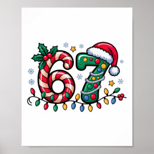 67 Julmeme Sex Sju Xmas Roligt Pojkar Flickor Poster
