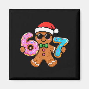 67 julpepparkakor Six Seven Meme Gen Alpha Magnet