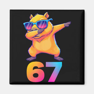 67 Kapybaror Sex Sju Meme Djur Cool Kapybara Da Magnet