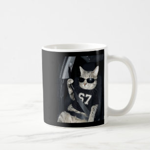 67 Katt som bär solglasögon Gen Alpha Roligt Sex S Kaffemugg
