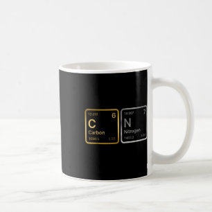 67 Kolvätevetenskap kemi Periodiska systemet Kaffemugg