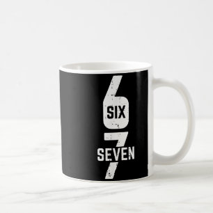 67 Kostym Sex Sju Meme Nummer 6 7 På Det Män Kvinn Kaffemugg