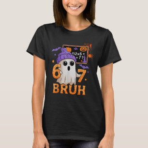 67 Lärar Halloween Spöke Sex Sju Meme Matematik Ek T Shirt