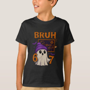 67 Lärar Halloween Spöke Sex Sju Meme Matematik Ek T Shirt