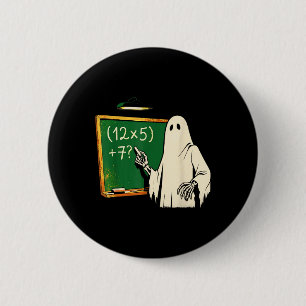 67 Lärare Halloween Spöke Sex Sju Meme Brainrot Knapp
