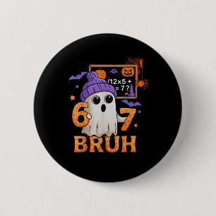 67 Lärare Halloween Spöke Sex Sju Meme Matematik E Knapp