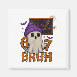 67 Lärare Halloween Spöke Sex Sju Meme Matematik E Magnet