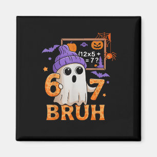67 Lärare Halloween Spöke Sex Sju Meme Matematik E Magnet