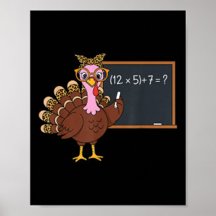 67 Lärare Tacksgiving Kalkon Sex Sju Meme Hjärnslä Poster